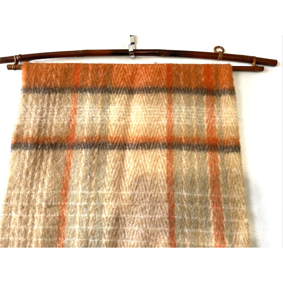 Celtic Ore Authentic Irish Knitwear Brown Orange Wool Blend Scarf 72X 20 NWT - Picture 9 of 12
